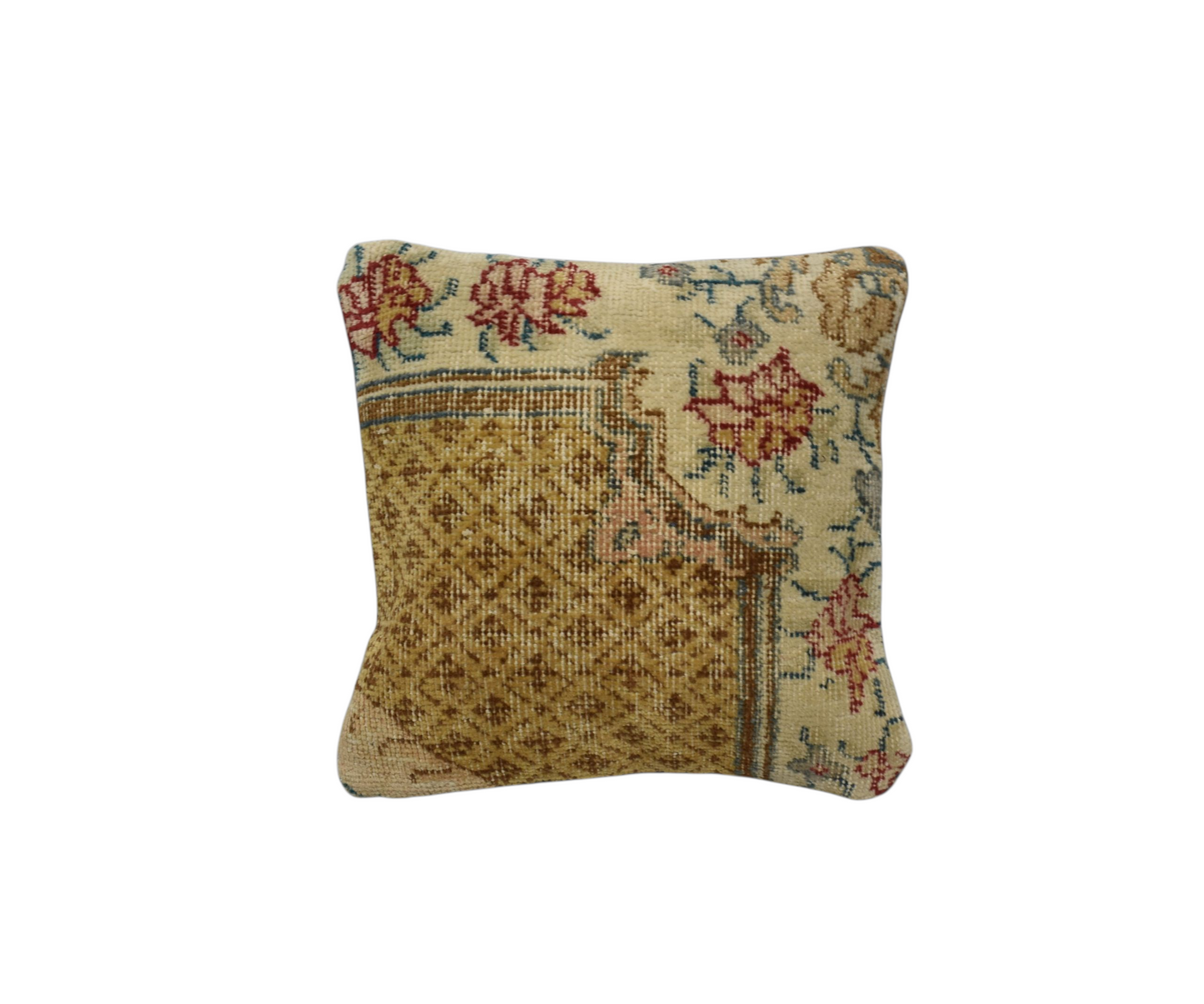 Kilim Antik El Dokuma Dekoratif Halı Kırlent Yastık Kılıfı 1201 - Vintage - Çok Renkli