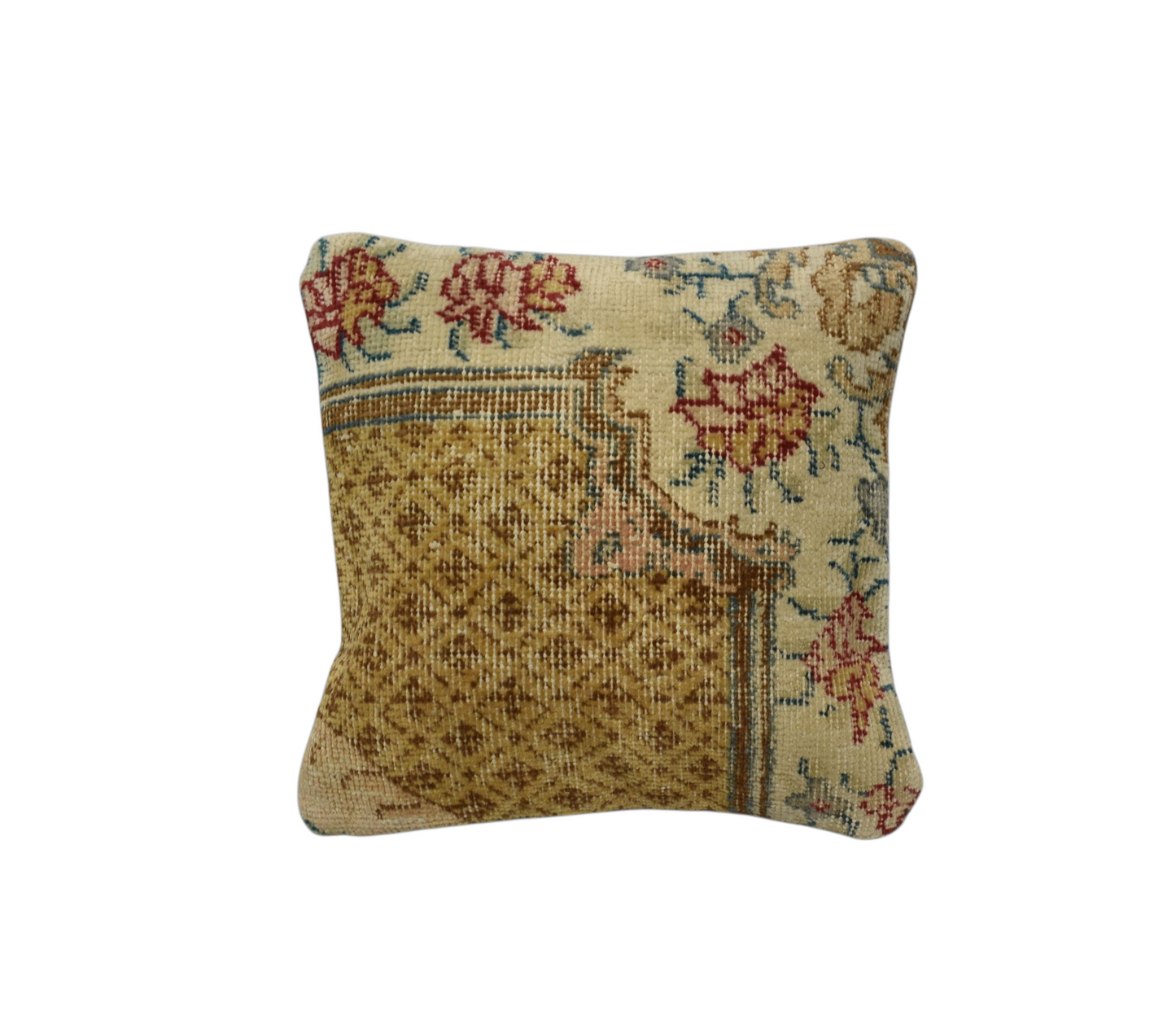 Kilim Antik El Dokuma Dekoratif Halı Kırlent Yastık Kılıfı 1201 - Vintage - Çok Renkli