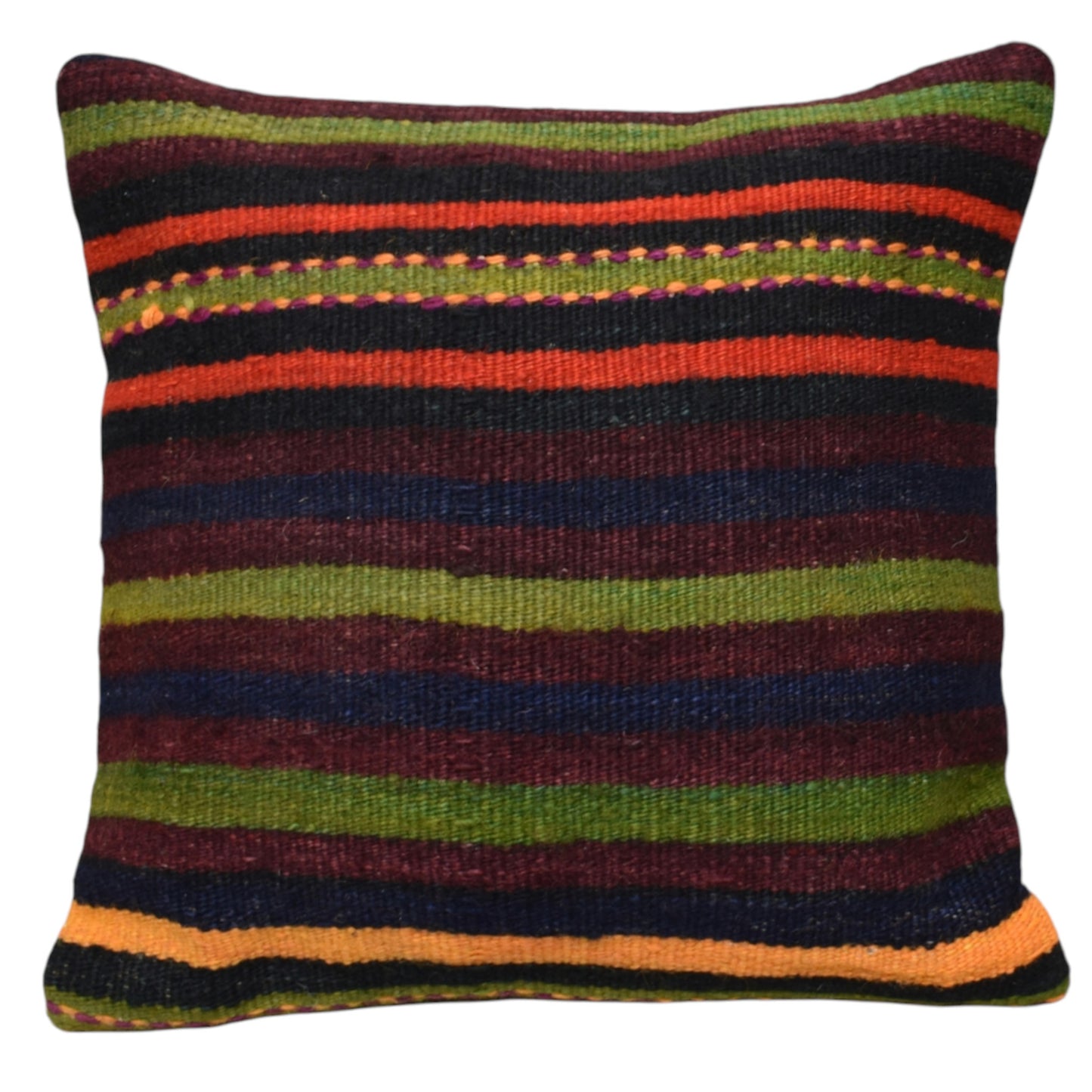 Kilim Antik El Dokuma Dekoratif Kilim Kırlent Yastık Kılıfı 1202 - Yeni - Çok Renkli