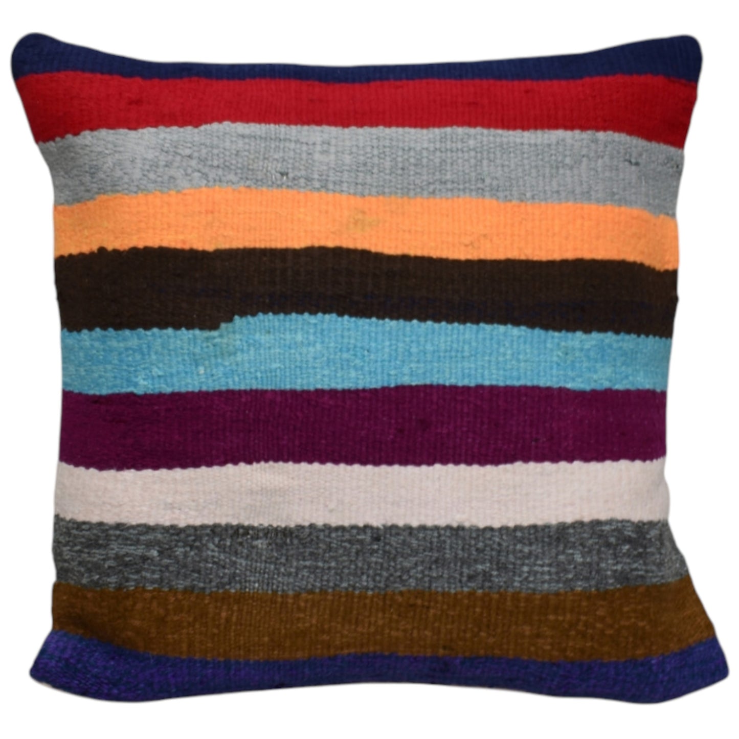 Kilim Antik El Dokuma Dekoratif Kilim Kırlent Yastık Kılıfı 1206 - Yeni - Çok Renkli