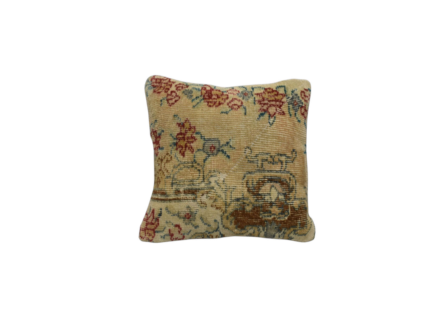 Kilim Antik El Dokuma Dekoratif Halı Kırlent Yastık Kılıfı 1208 - Vintage - Çok Renkli