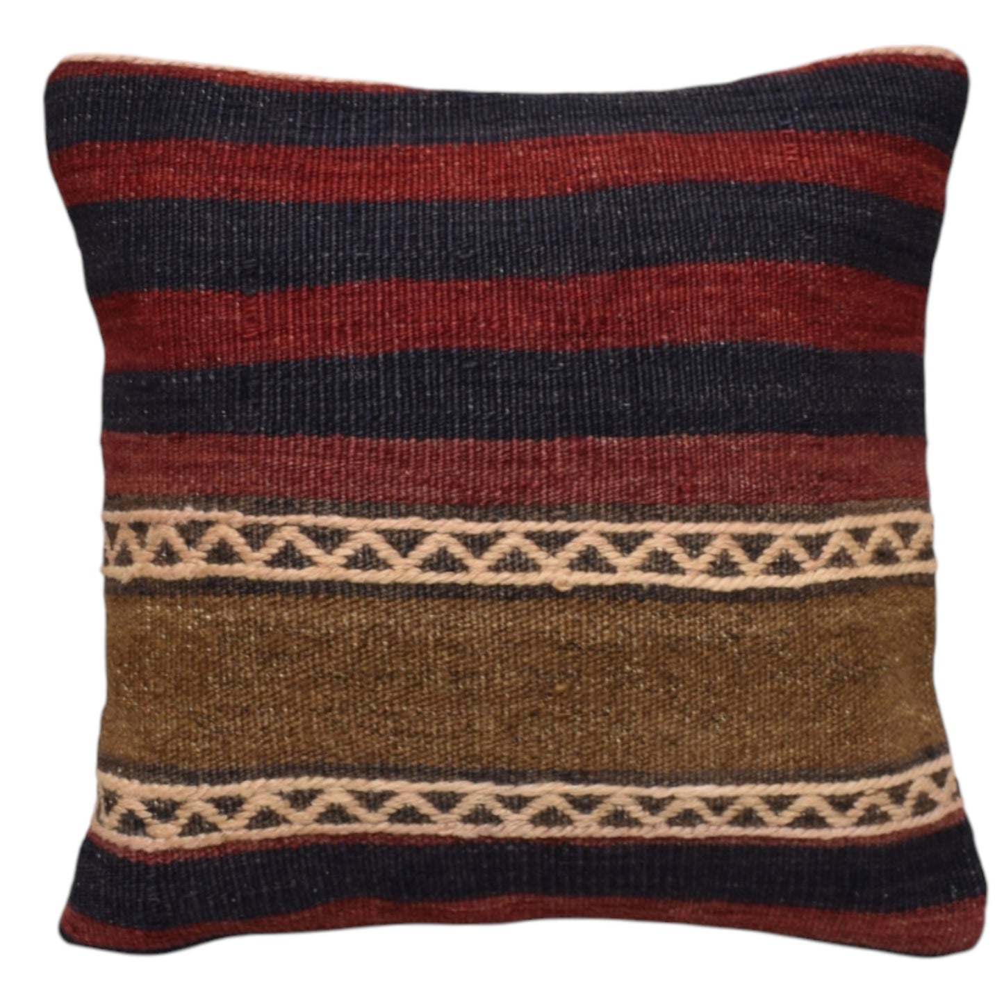 Kilim Antik El Dokuma Dekoratif Kilim Kırlent Yastık Kılıfı 1211 - Yeni - Çok Renkli