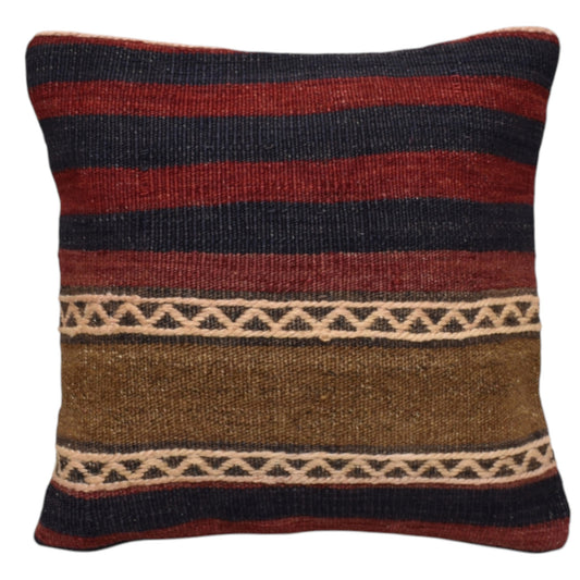 Kilim Antik El Dokuma Dekoratif Kilim Kırlent Yastık Kılıfı 1211 - Yeni - Çok Renkli