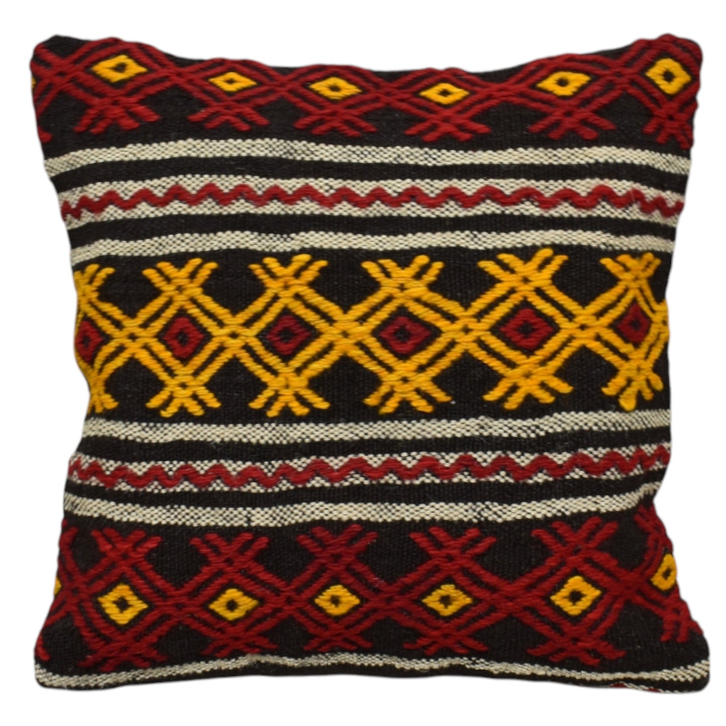 Kilim Antik El Dokuma Dekoratif Kilim Kırlent Yastık Kılıfı 1212 - Yeni - Çok Renkli