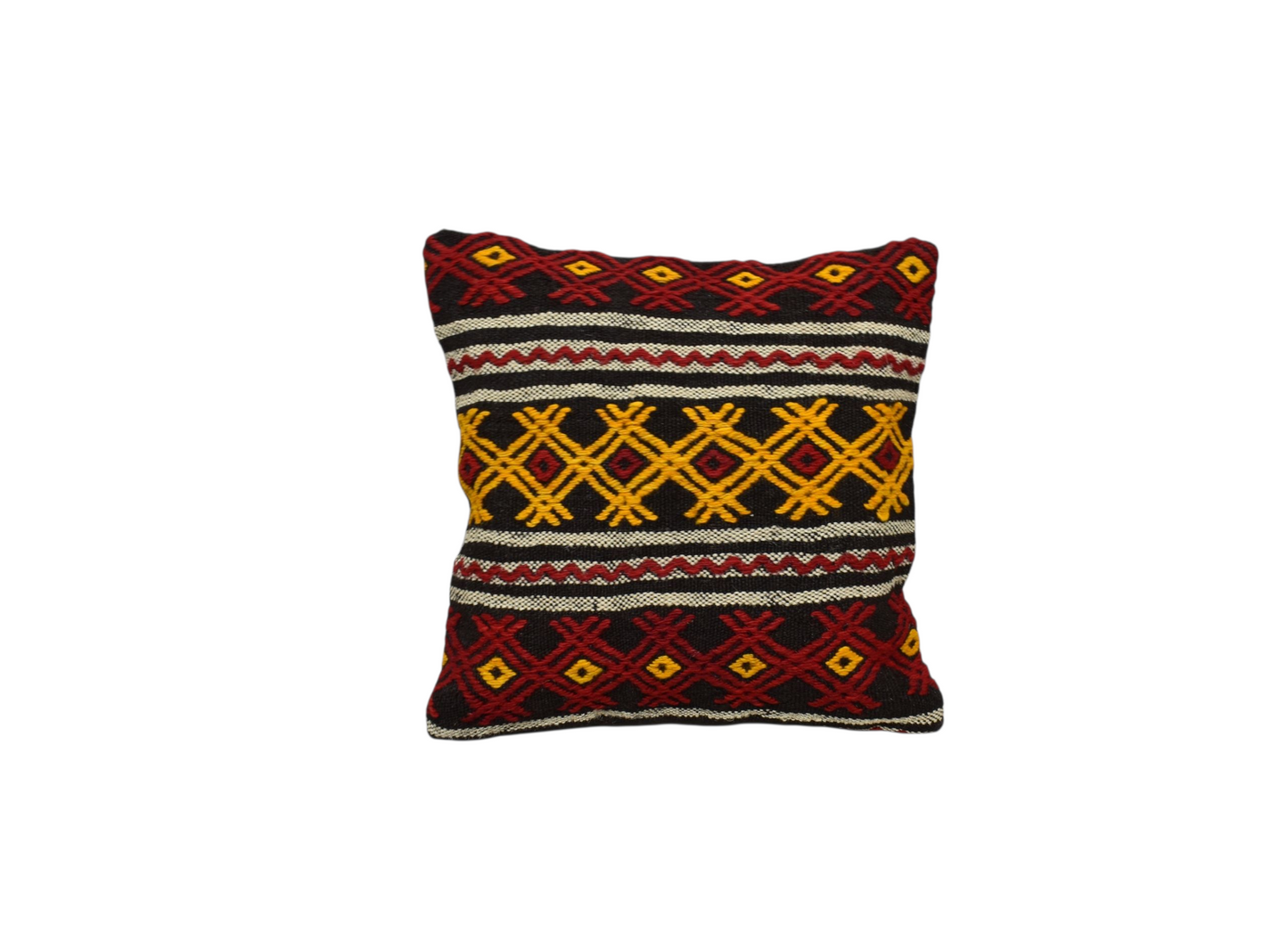 Kilim Antik El Dokuma Dekoratif Kilim Kırlent Yastık Kılıfı 1212 - Yeni - Çok Renkli