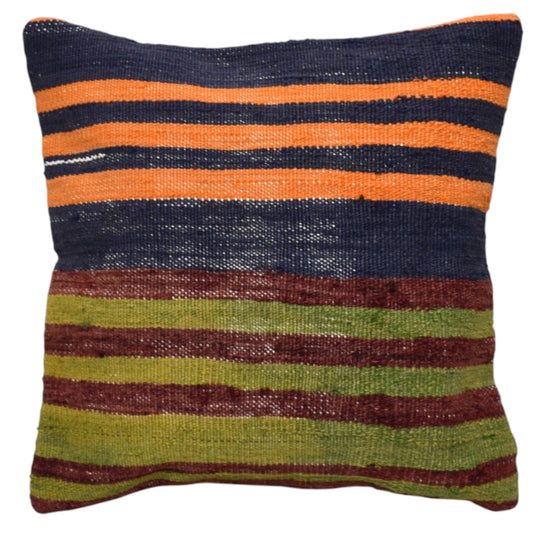 Kilim Antik El Dokuma Dekoratif Kilim Kırlent Yastık Kılıfı 1216 - Yeni - Çok Renkli
