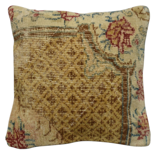 Kilim Antik El Dokuma Dekoratif Halı Kırlent Yastık Kılıfı 1219 - Vintage - Çok Renkli