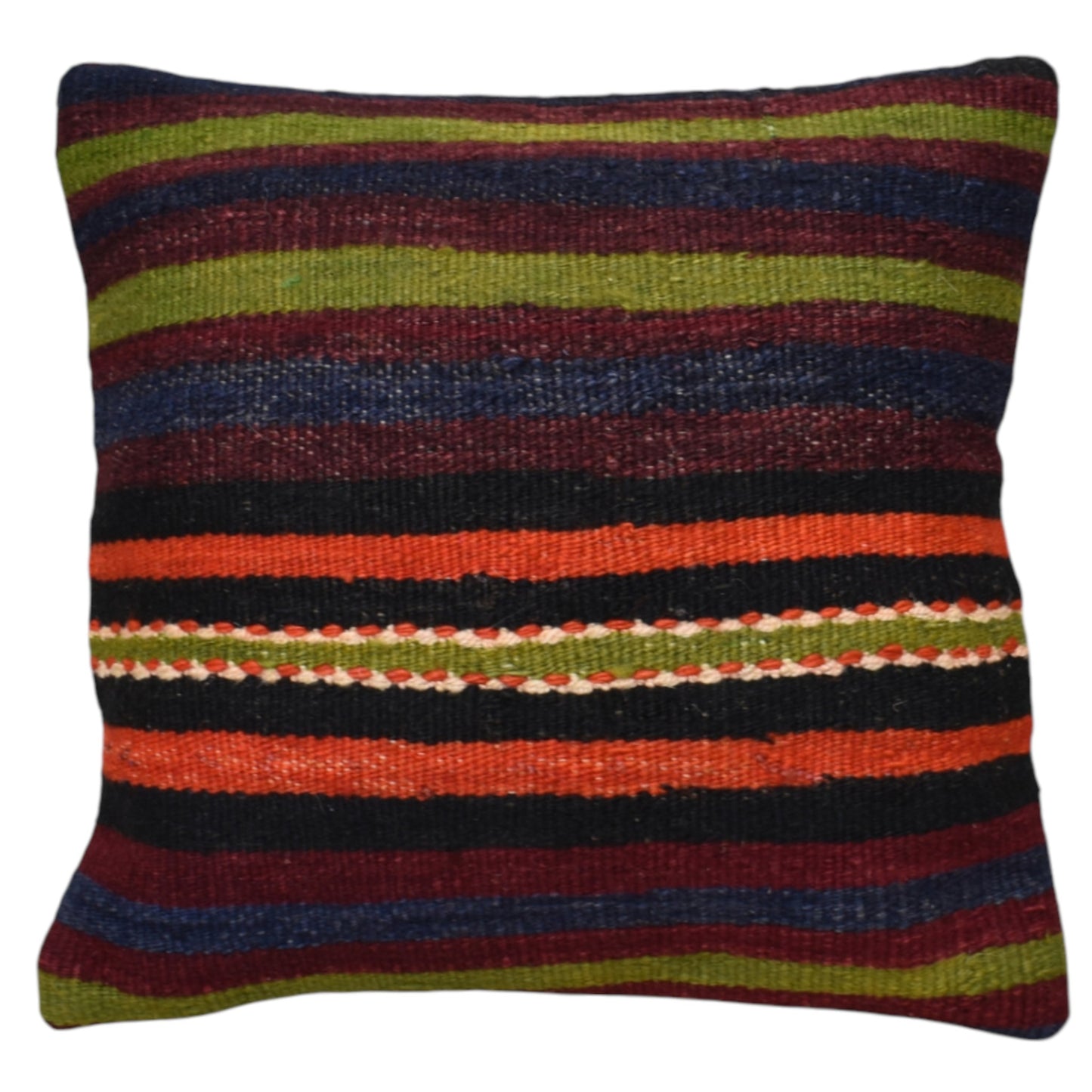 Kilim Antik El Dokuma Dekoratif Kilim Kırlent Yastık Kılıfı 1220 - Yeni - Çok Renkli