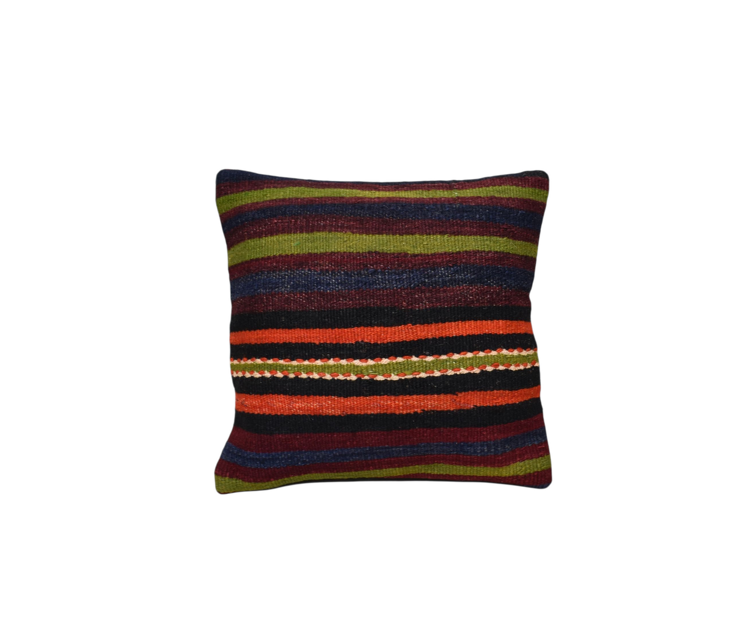 Kilim Antik El Dokuma Dekoratif Kilim Kırlent Yastık Kılıfı 1220 - Yeni - Çok Renkli