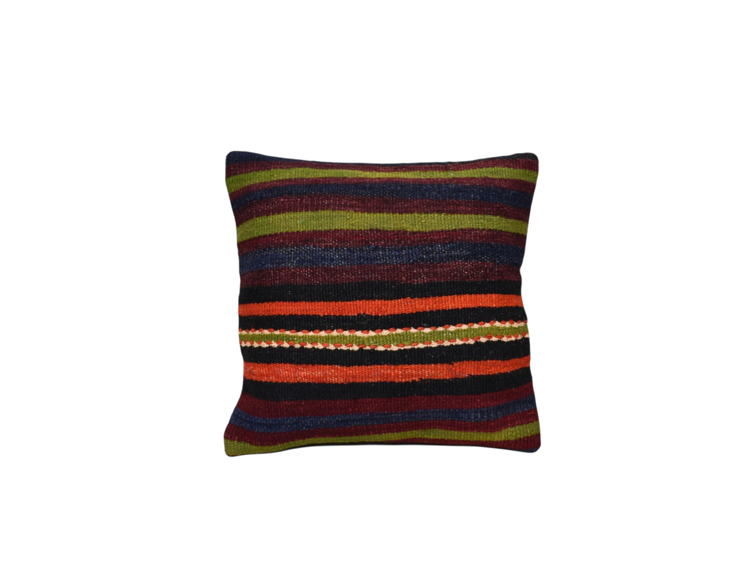 Kilim Antik El Dokuma Dekoratif Kilim Kırlent Yastık Kılıfı 1220 - Yeni - Çok Renkli