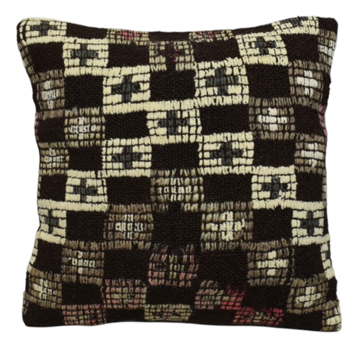 Kilim Antik El Dokuma Dekoratif Kilim Kırlent Yastık Kılıfı 1224 - Yeni - Çok Renkli