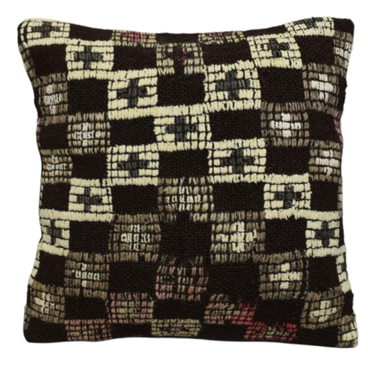 Kilim Antik El Dokuma Dekoratif Kilim Kırlent Yastık Kılıfı 1224 - Yeni - Çok Renkli