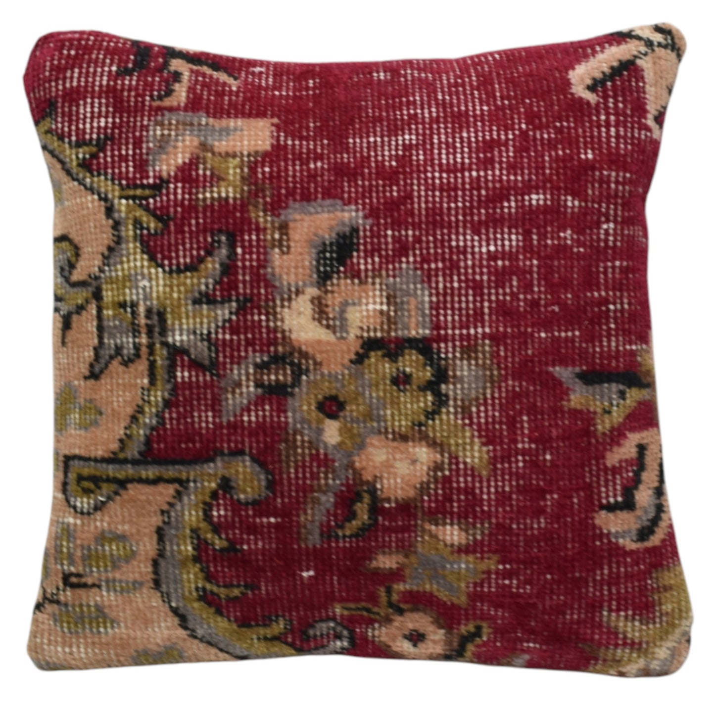 Kilim Antik El Dokuma Dekoratif Halı Kırlent Yastık Kılıfı 1225 - Vintage - Çok Renkli