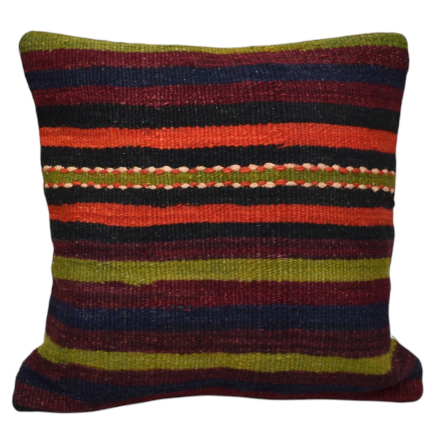 Kilim Antik El Dokuma Dekoratif Kilim Kırlent Yastık Kılıfı 1229 - Yeni - Çok Renkli