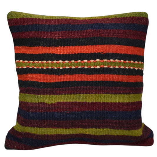 Kilim Antik El Dokuma Dekoratif Kilim Kırlent Yastık Kılıfı 1229 - Yeni - Çok Renkli
