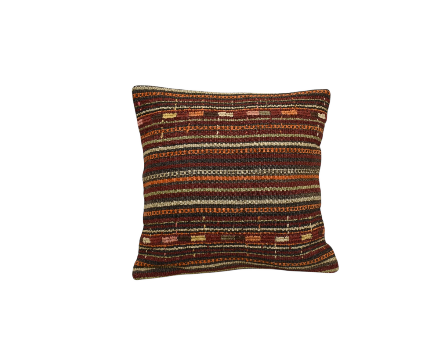 Kilim Antik El Dokuma Dekoratif Kilim Kırlent Yastık Kılıfı 1237 - Yeni - Çok Renkli