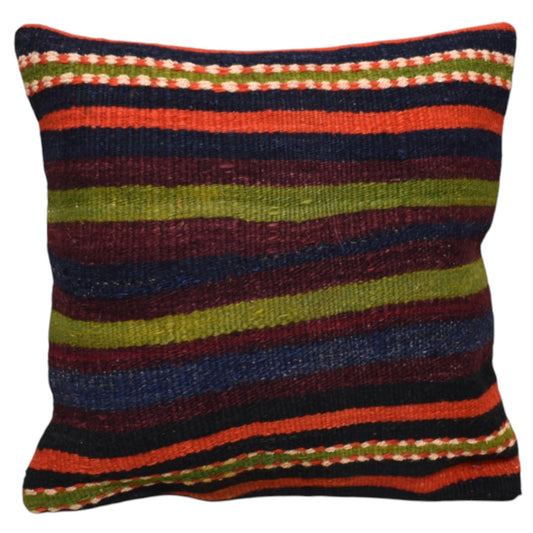 Kilim Antik El Dokuma Dekoratif Kilim Kırlent Yastık Kılıfı 1238 - Yeni - Çok Renkli
