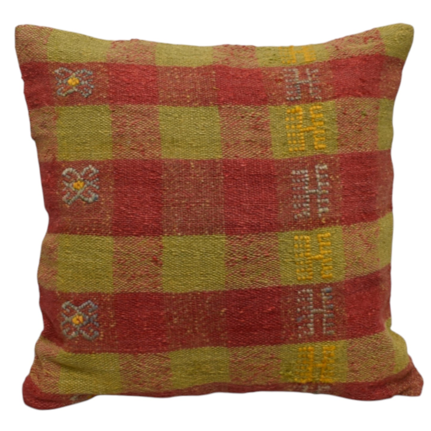 Kilim Antik El Dokuma Dekoratif Kilim Kırlent Yastık Kılıfı 1240 - Yeni - Çok Renkli