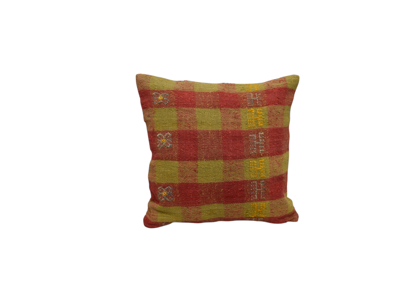 Kilim Antik El Dokuma Dekoratif Kilim Kırlent Yastık Kılıfı 1240 - Yeni - Çok Renkli