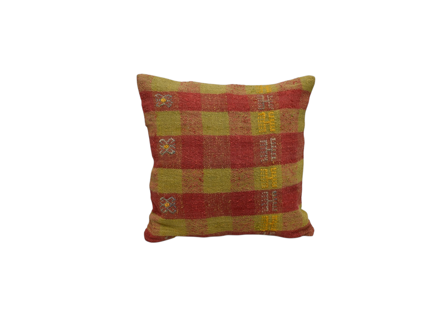 Kilim Antik El Dokuma Dekoratif Kilim Kırlent Yastık Kılıfı 1240 - Yeni - Çok Renkli