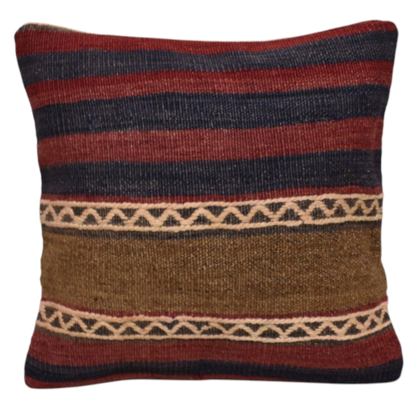 Kilim Antik El Dokuma Dekoratif Kilim Kırlent Yastık Kılıfı 1242 - Yeni - Çok Renkli