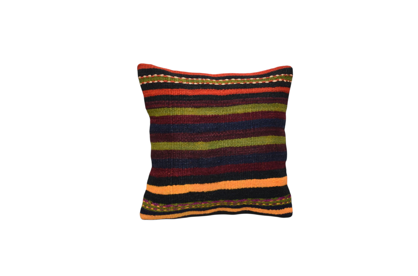 Kilim Antik El Dokuma Dekoratif Kilim Kırlent Yastık Kılıfı 1244 - Yeni - Çok Renkli