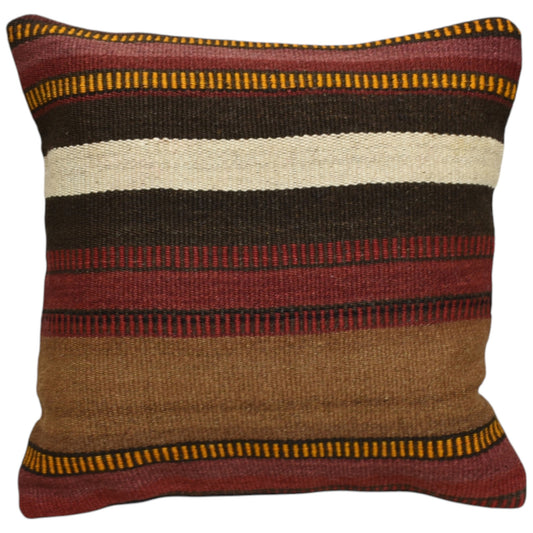 Kilim Antik El Dokuma Dekoratif Kilim Kırlent Yastık Kılıfı 1251 - Yeni - Çok Renkli