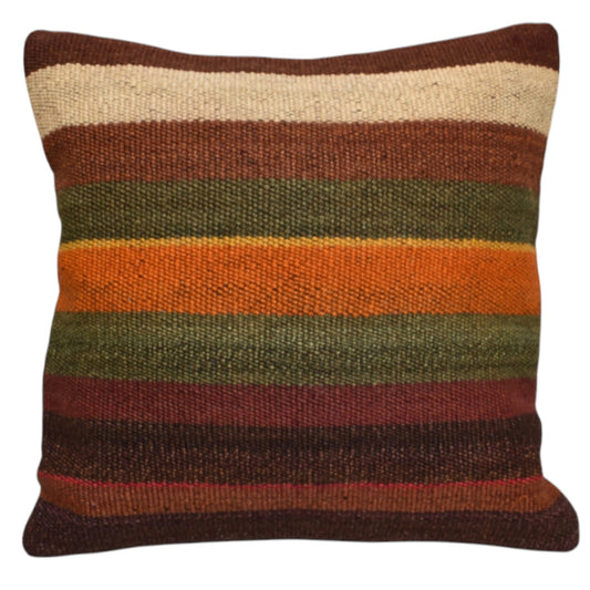 Kilim Antik El Dokuma Dekoratif Kilim Kırlent Yastık Kılıfı 1254 - Yeni - Çok Renkli