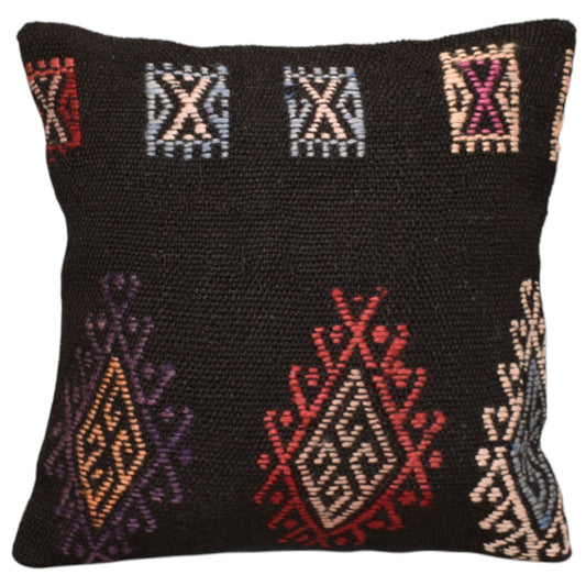 Kilim Antik El Dokuma Dekoratif Kilim Kırlent Yastık Kılıfı 1265 - Yeni - Çok Renkli