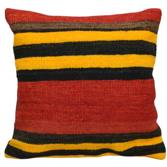 Kilim Antik El Dokuma Dekoratif Kilim Kırlent Yastık Kılıfı 1266 - Yeni - Çok Renkli