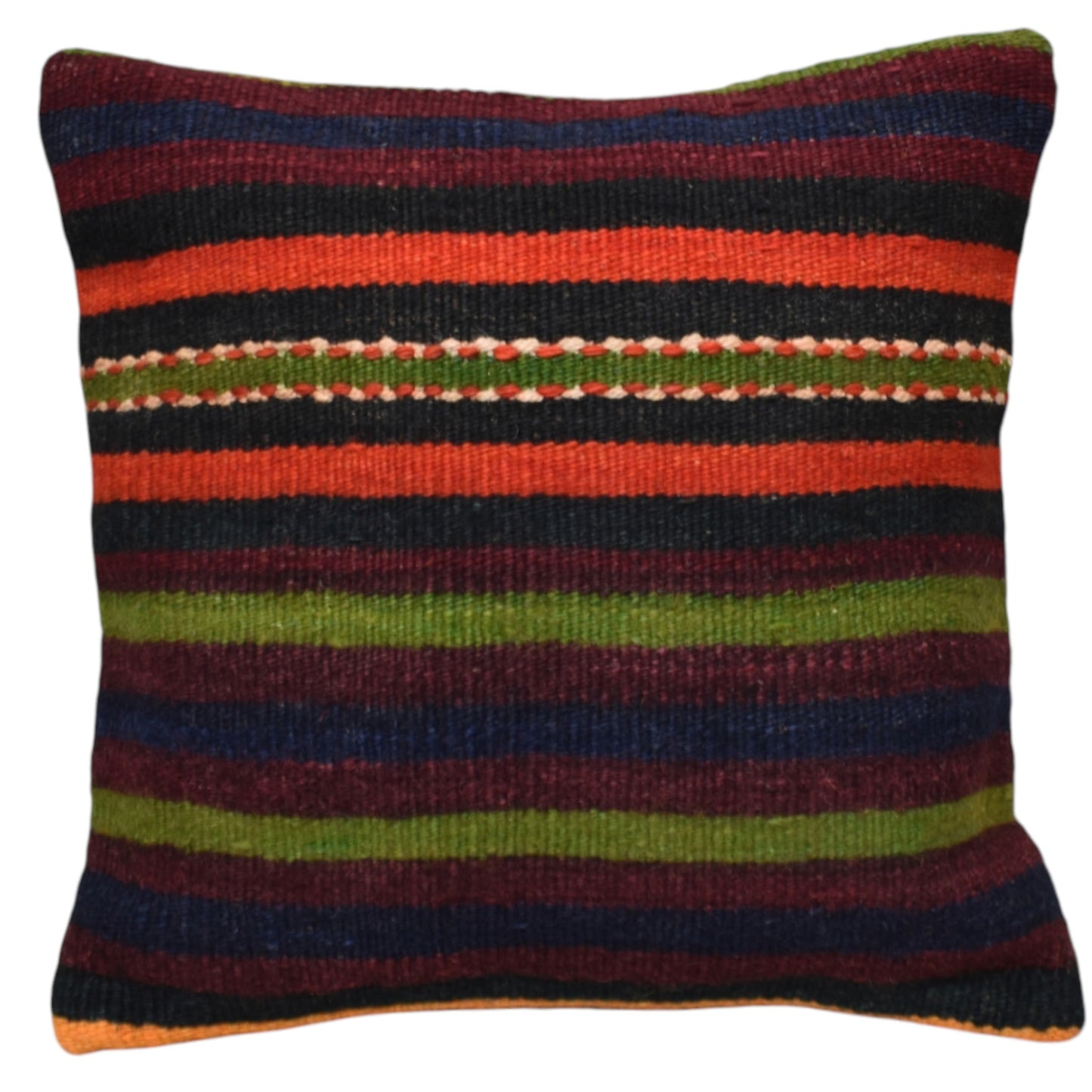 Kilim Antik El Dokuma Dekoratif Kilim Kırlent Yastık Kılıfı 1268 - Yeni - Çok Renkli