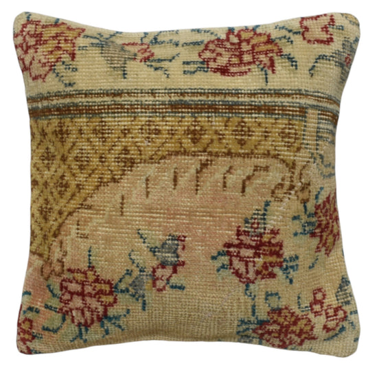 Kilim Antik El Dokuma Dekoratif Halı Kırlent Yastık Kılıfı 1269 - Vintage - Çok Renkli