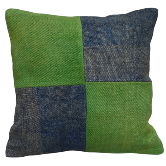 Kilim Antik El Dokuma Patchwork Kırkyama Dekoratif Kilim Kırlent Yastık Kılıfı 1271 - Yeni - Çok Renkli