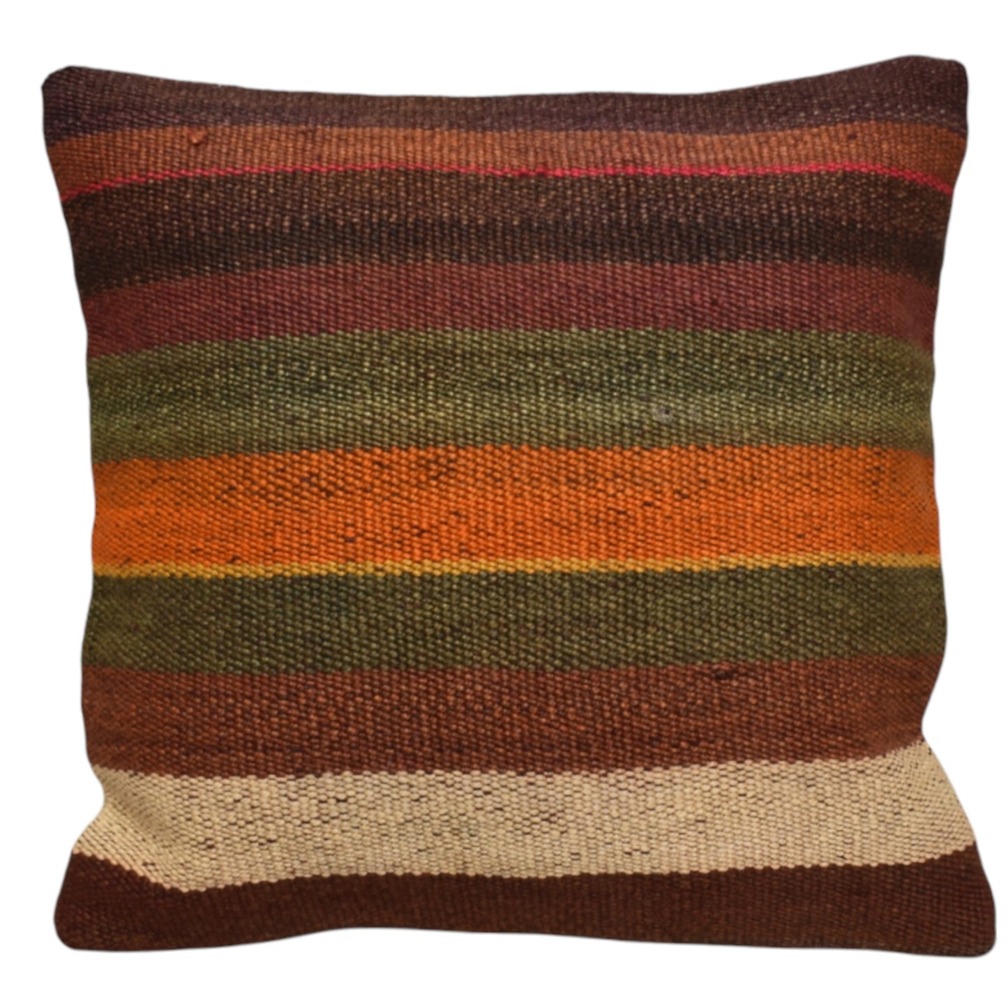 Kilim Antik El Dokuma Dekoratif Kilim Kırlent Yastık Kılıfı 1272 - Yeni - Çok Renkli