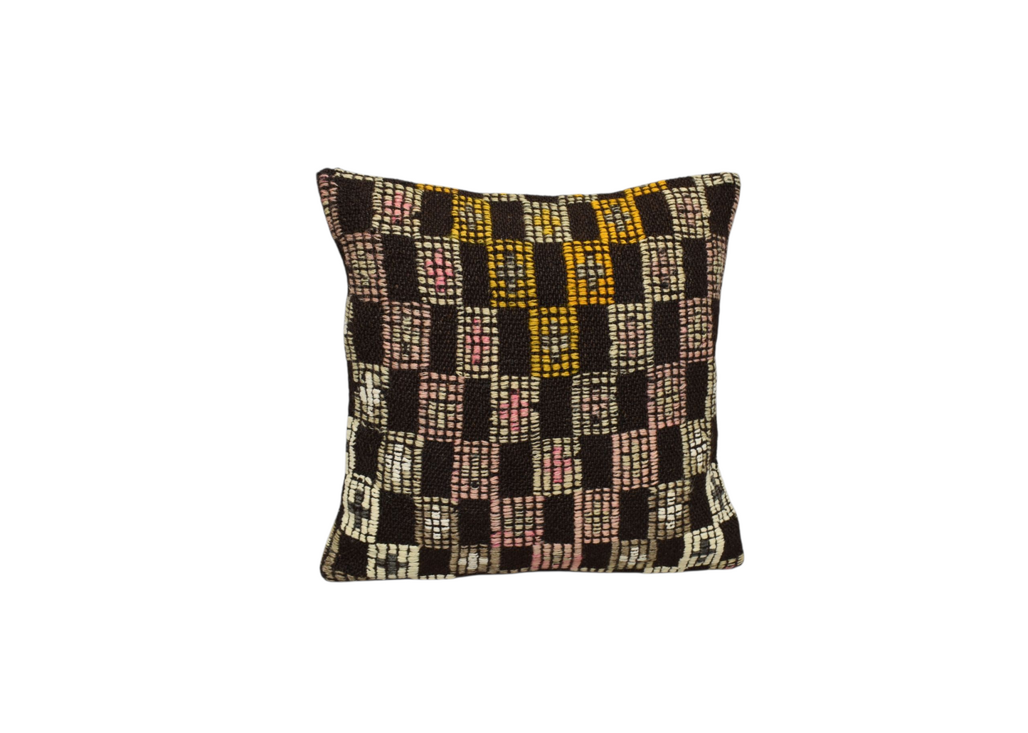 Kilim Antik El Dokuma Dekoratif Kilim Kırlent Yastık Kılıfı 1273 - Yeni - Çok Renkli