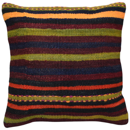 Kilim Antik El Dokuma Dekoratif Kilim Kırlent Yastık Kılıfı 1274 - Yeni - Çok Renkli