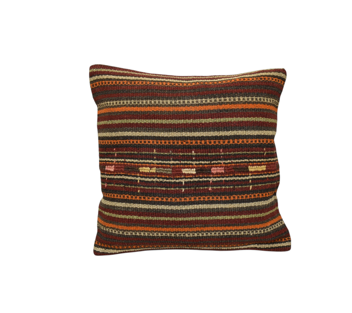 Kilim Antik El Dokuma Dekoratif Kilim Kırlent Yastık Kılıfı 1275 - Yeni - Çok Renkli