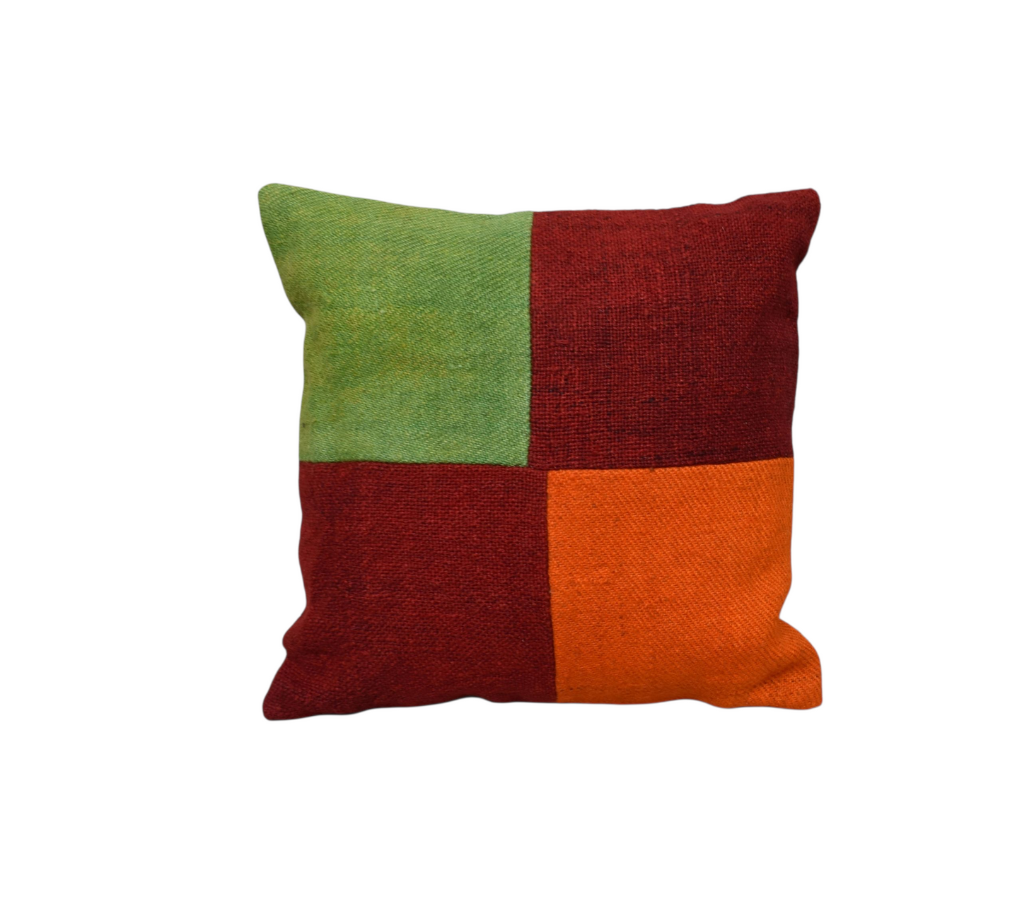 Kilim Antik El Dokuma Patchwork Kırkyama Dekoratif Kilim Kırlent Yastık Kılıfı 1276 - Yeni - Çok Renkli