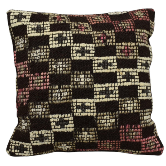 Kilim Antik El Dokuma Dekoratif Kilim Kırlent Yastık Kılıfı 1279 - Yeni - Çok Renkli