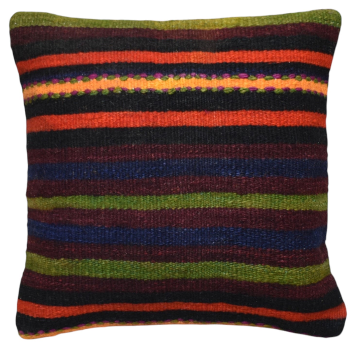 Kilim Antik El Dokuma Dekoratif Kilim Kırlent Yastık Kılıfı 1283 - Yeni - Çok Renkli