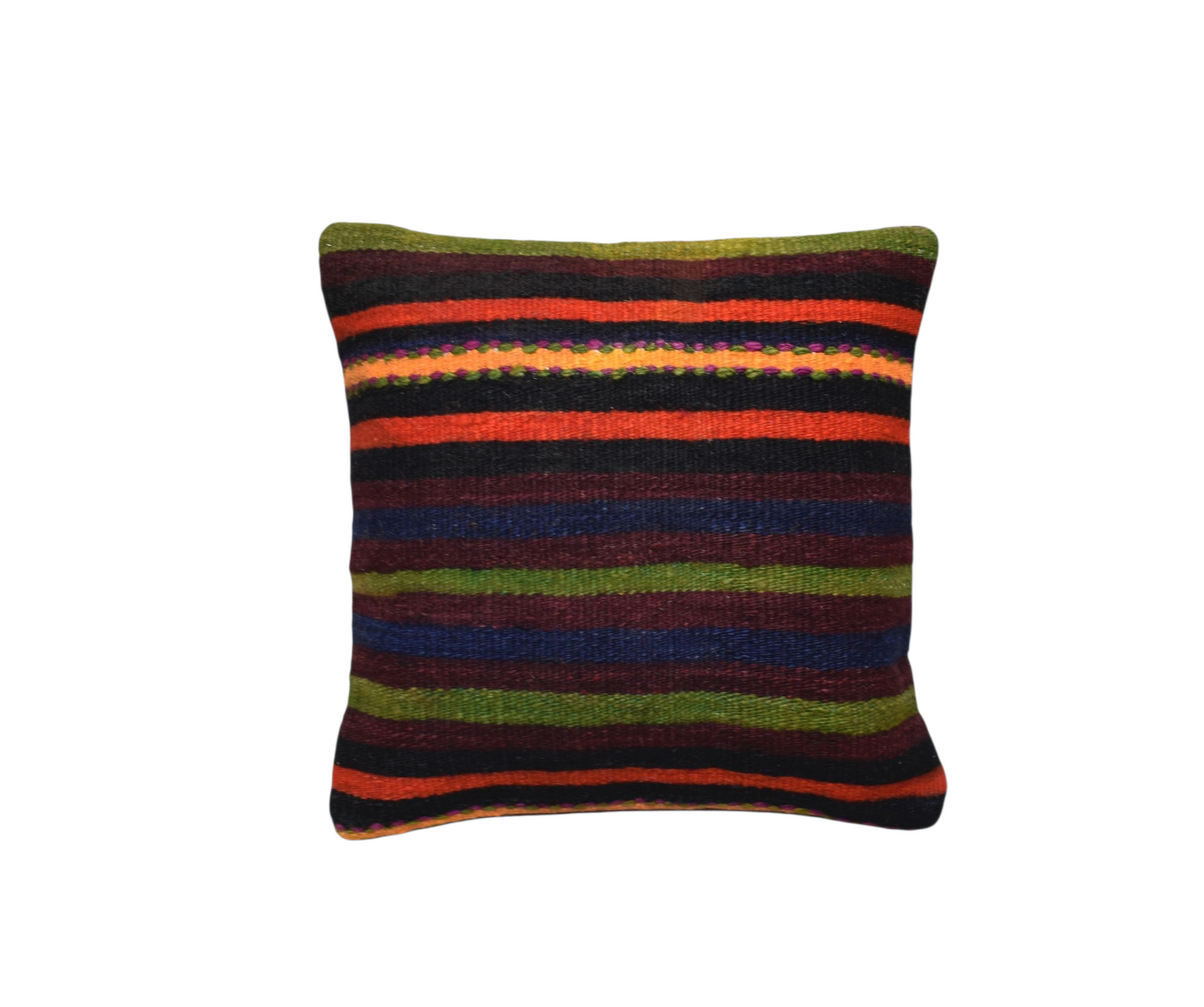 Kilim Antik El Dokuma Dekoratif Kilim Kırlent Yastık Kılıfı 1283 - Yeni - Çok Renkli