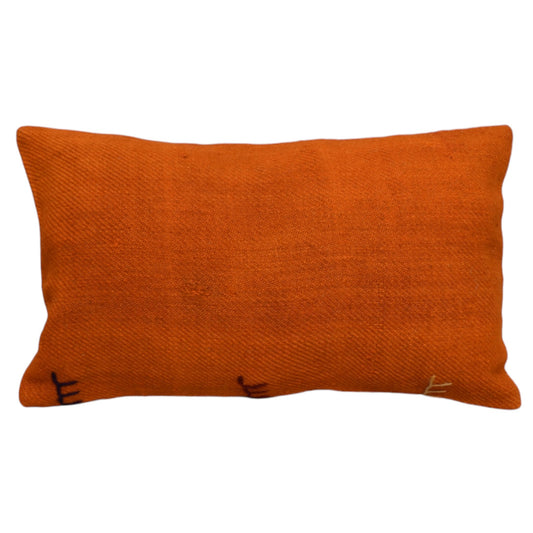 Kilim Antik El Dokuma Dekoratif Lumbar Kilim Kırlent Yastık Kılıfı 1285 - Yeni - Çok Renkli