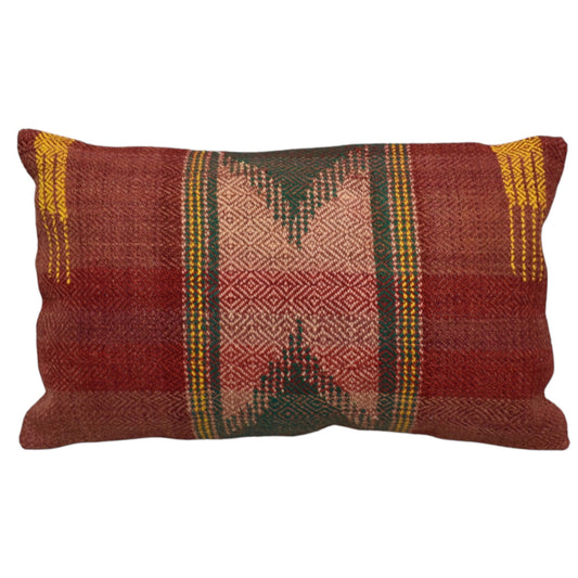 Kilim Antik El Dokuma Dekoratif Lumbar Kilim Kırlent Yastık Kılıfı 1289 - Yeni - Çok Renkli