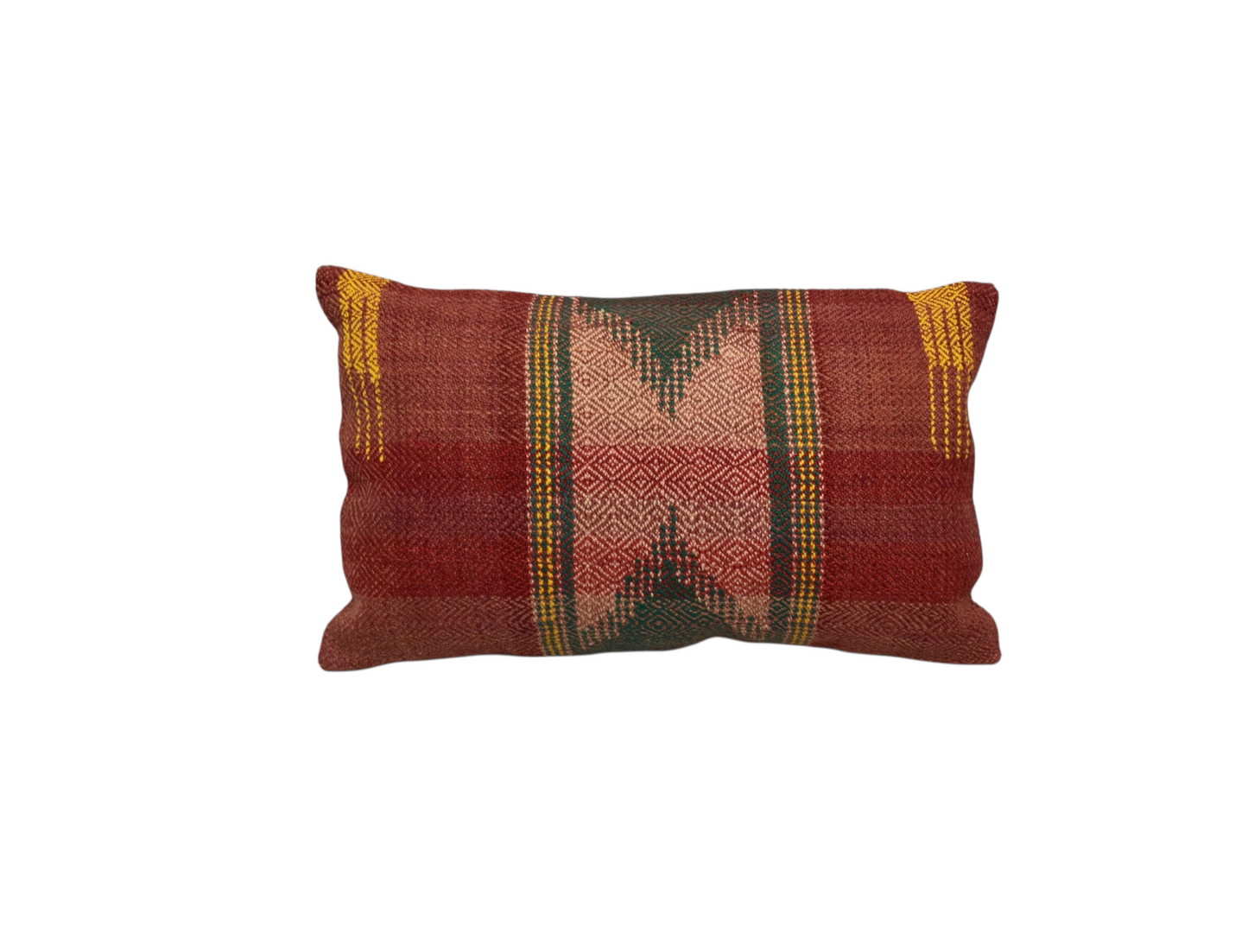 Kilim Antik El Dokuma Dekoratif Lumbar Kilim Kırlent Yastık Kılıfı 1289 - Yeni - Çok Renkli