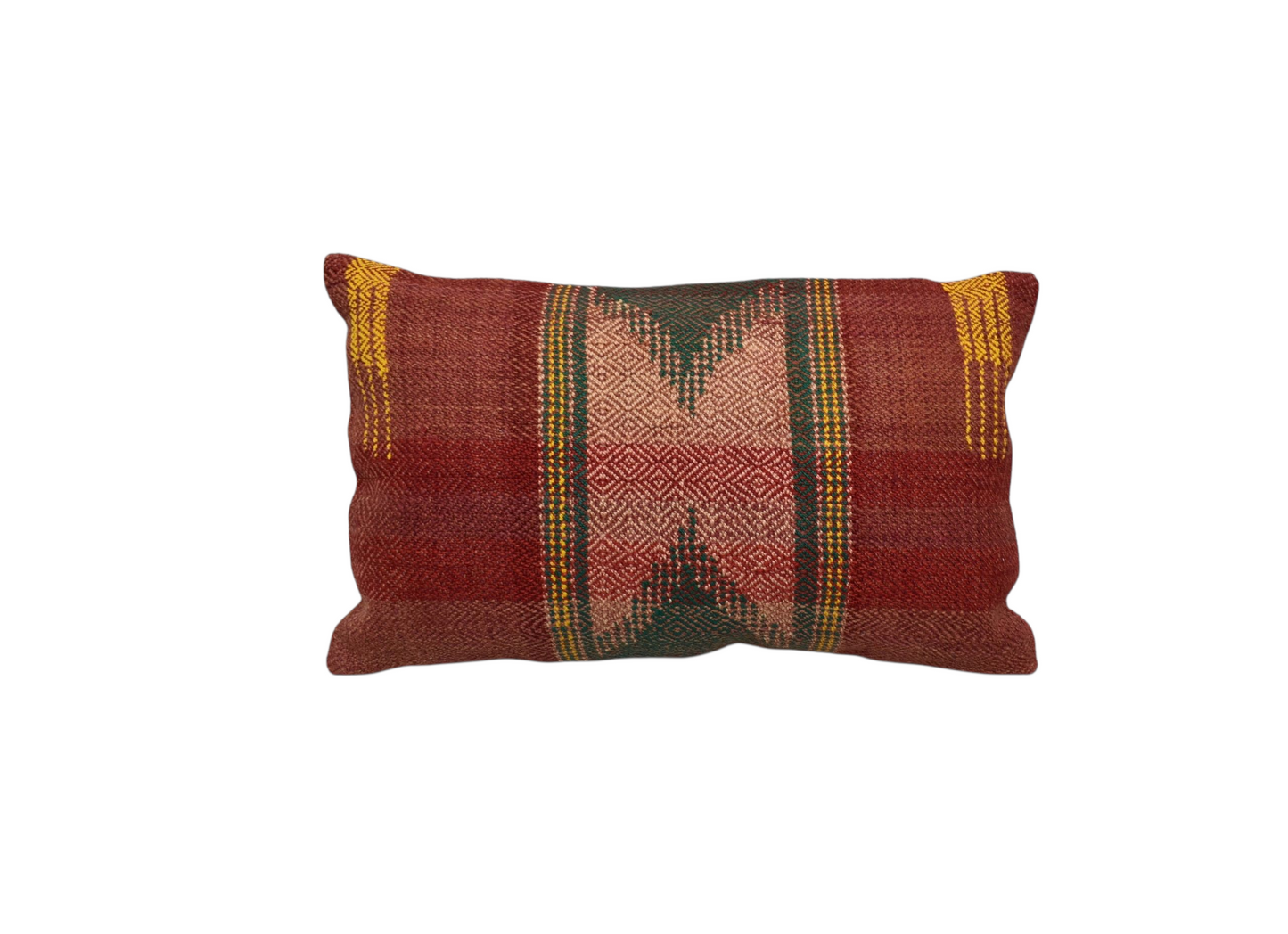 Kilim Antik El Dokuma Dekoratif Lumbar Kilim Kırlent Yastık Kılıfı 1289 - Yeni - Çok Renkli
