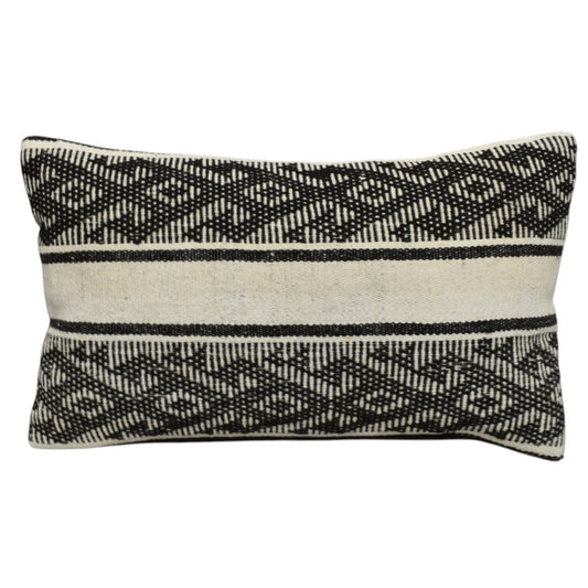 Kilim Antik El Dokuma Dekoratif Lumbar Kilim Kırlent Yastık Kılıfı 1300 - Yeni - Çok Renkli