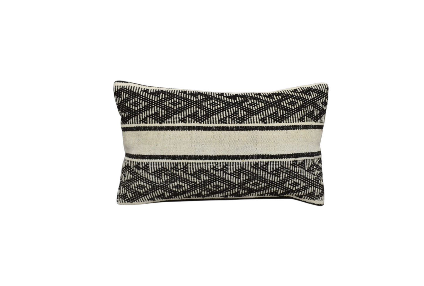 Kilim Antik El Dokuma Dekoratif Lumbar Kilim Kırlent Yastık Kılıfı 1300 - Yeni - Çok Renkli