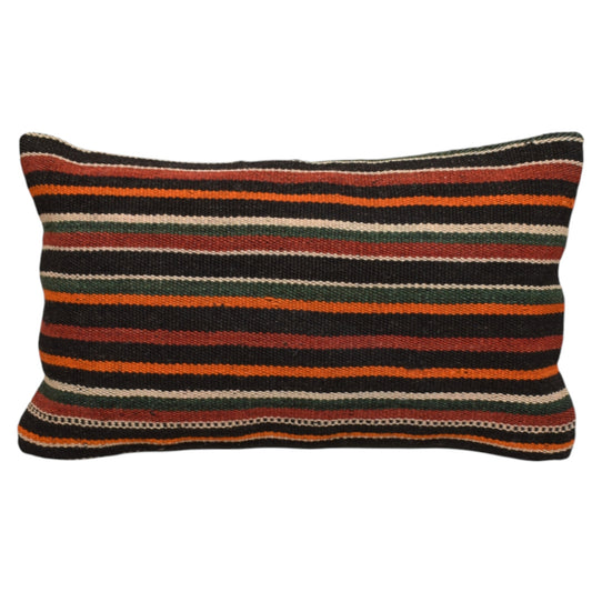 Kilim Antik El Dokuma Dekoratif Lumbar Kilim Kırlent Yastık Kılıfı 1304 - Yeni - Çok Renkli