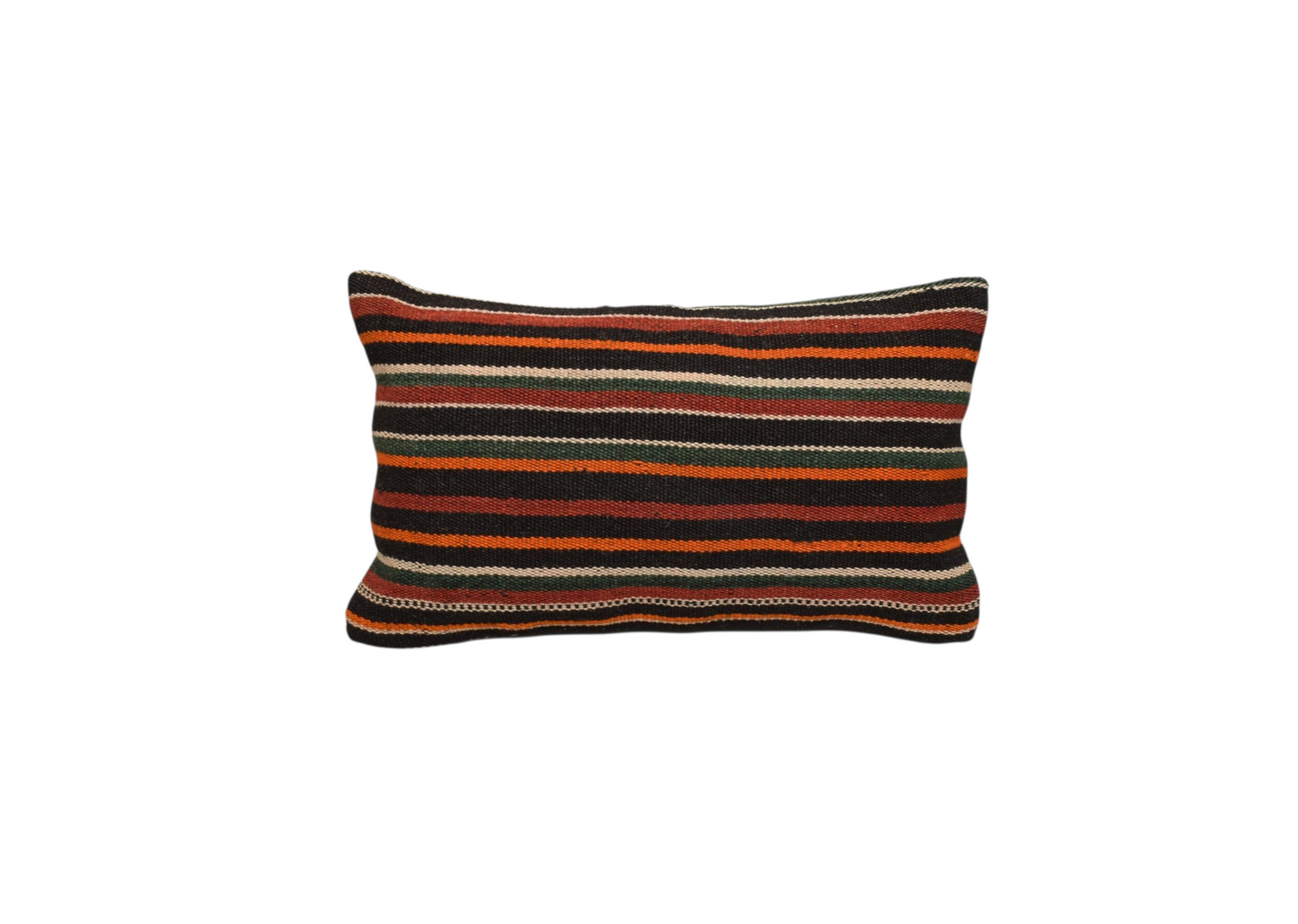 Kilim Antik El Dokuma Dekoratif Lumbar Kilim Kırlent Yastık Kılıfı 1304 - Yeni - Çok Renkli