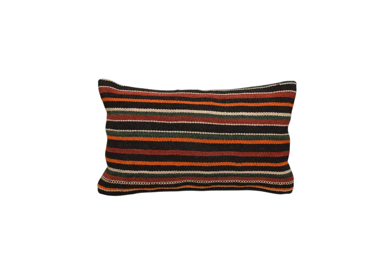 Kilim Antik El Dokuma Dekoratif Lumbar Kilim Kırlent Yastık Kılıfı 1304 - Yeni - Çok Renkli